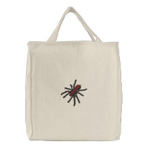 Negro del Tarantula y bolso de la invitación del t Bolsas