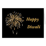 Negro feliz BG del diwali Tarjeta