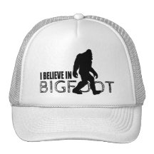 Negro fresco que creo en Bigfoot Gorras De Camionero