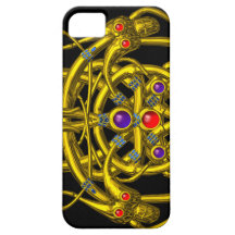 Negro GEMELO de los DRAGONES iPhone 5 Case-Mate Cárcasas