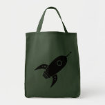 Negro gordo de la nave de Rocket retro Bolsa