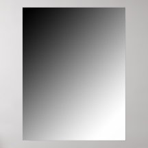 Negro graduado al poster blanco para la fotografía