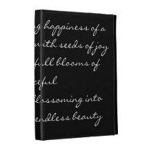 Negro ideal del poema con las palabras blancas