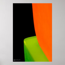 Negro, naranja y verde ( impresiones