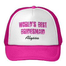Negro rosado conocido de encargo de la mejor dama  gorro de camionero
