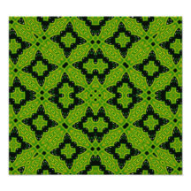 Negro verde del modelo 23 abstractos impresiones fotográficas