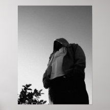 Negro y blanco del poster de TM