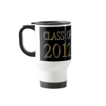Negro y clase del oro de la taza 2012 de la gradua tazas