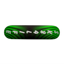 NEGRO Y VERDE DEL MONOPATÍN DE SK84LIFE