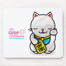 neko del maneki (NUEVO!) Alfombrilla De Raton