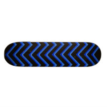 Neón/azul adaptables de Chevron Patineta Personalizada