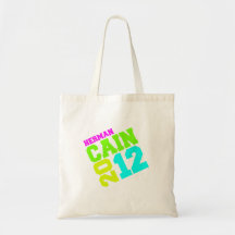 NEÓN DE HERMAN CAÍN 2012 BOLSAS LIENZO