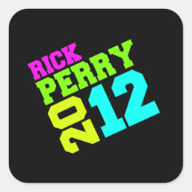 NEÓN DE LA OSCILACIÓN DE RICK PERRY 2012 COLCOMANIAS CUADRADASES
