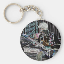 neon guitarist sleutel hangers