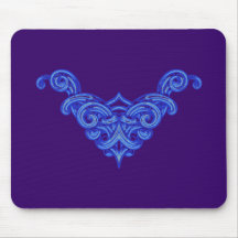 Neon Ornament Mousepad
