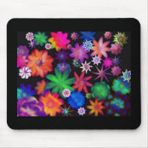 NEONFLOWERS Mousepad Alfombrilla De Ratones