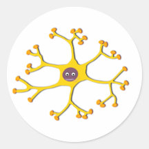 Nervenzelle Neuron Aufkleber