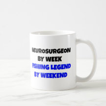 Neurocirujano de la leyenda de la pesca taza