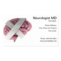 Neurólogo o tarjeta de visita neura del cirujano