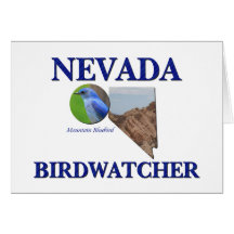 Nevada Birdwatcher Tarjeta