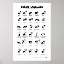 ¡*NEW grande del poster de la LENGUA del PERRITO! 