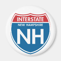 New Hampshire de un estado a otro NH Imán Para Frigorífico