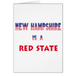 New Hampshire es un estado rojo Tarjetas