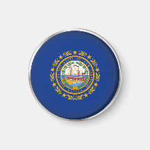 New Hampshire redondo Imanes De Nevera