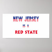 New Jersey es un estado rojo Impresiones
