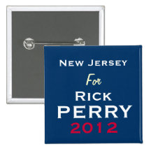 New Jersey para el botón de la campaña de Rick Per Pin