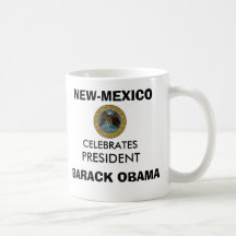 NEW MÉXICO celebra los RECUERDOS de presidente OBA Tazas De Café