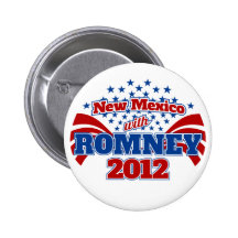New México con Romney 2012 Pins