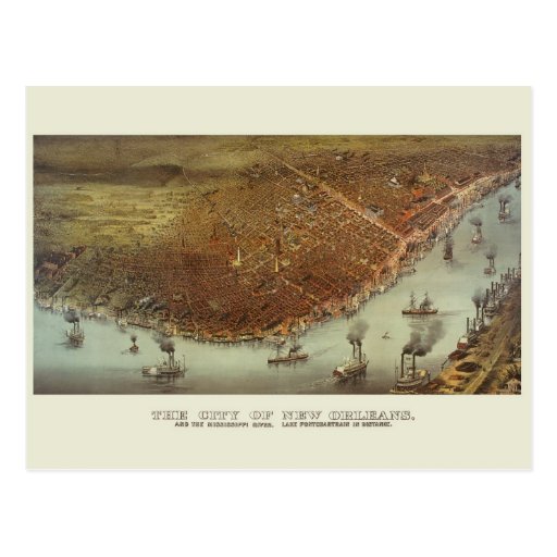 New Orleans 1885 Tarjetas Postales