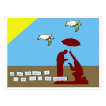 New Turtles are Molecules Postkarte