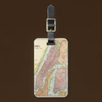 New York City. etiquetas de maleta