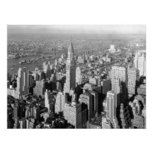 New York City, IMPRESIÓN 1932 de la FOTO del VINTA