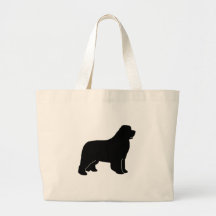 Newf newfy del perro de Terranova Bolsa Lienzo