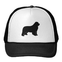 Newf newfy del perro de Terranova Gorros Bordados