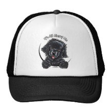 Newfie negro IAAM Gorro De Camionero