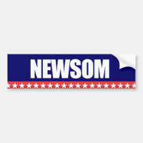 Newsom para el gobernador pegatinas de parachoque