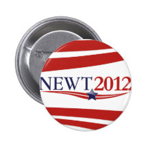 Newt Gingrich 2012 Pin