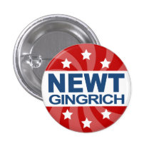 Newt Gingrich 2012 Pin