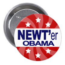 Newt Gingrich 2012 Pin