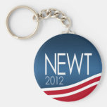 Newt Gingrich para el presidente 2012 Llaveros Personalizados