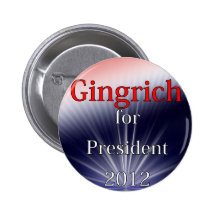Newt Gingrich para Explosion de presidente Dulled Pins