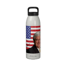 Newt Gingrich y Sig Botellas De Agua Reutilizables