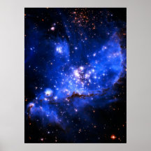 NGC 346 en la pequeña nube de Magellanic Poster