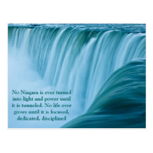 Niagara Falls dedicó y disciplinó Tarjeta Postal