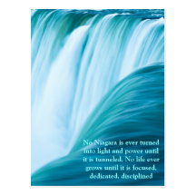Niagara Falls dedicó y disciplinó Tarjetas Postales
