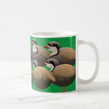 Nidada de las perdices de Chukar Tazas